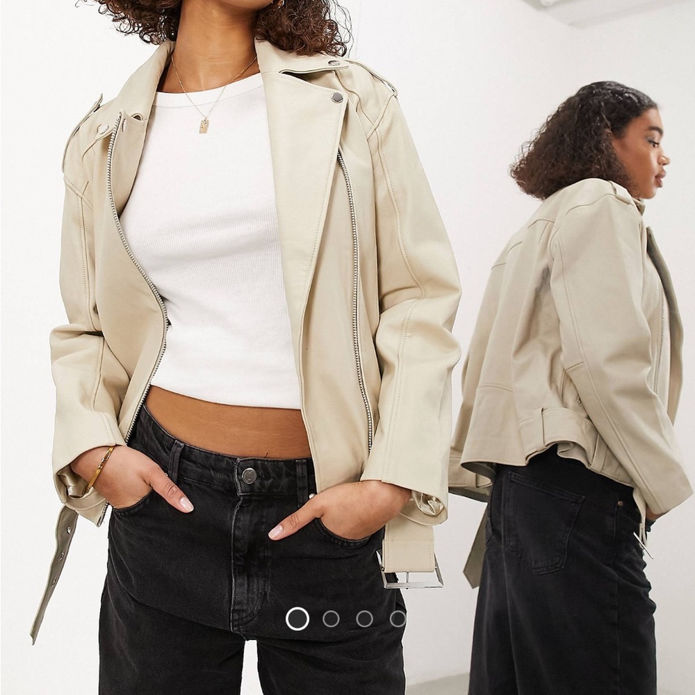 ASOS Design leather jacket - new with tag